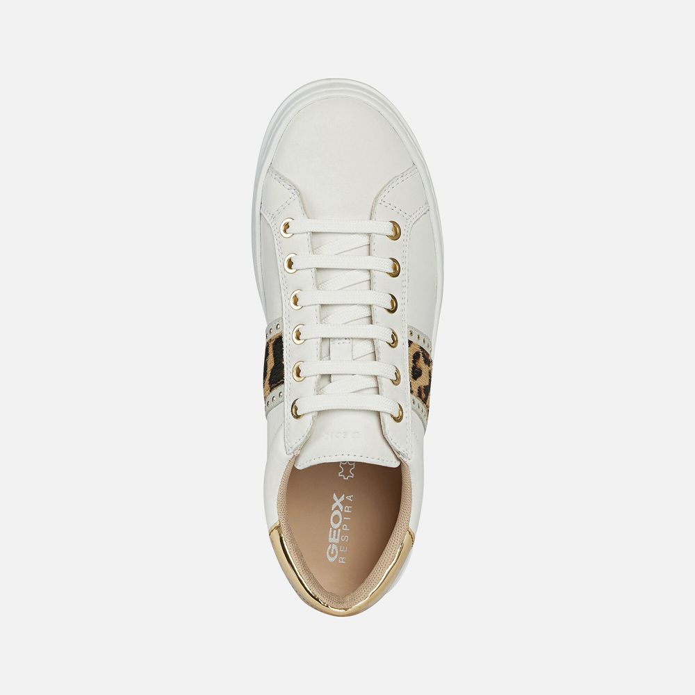 Geox Bayan Spor Ayakkabı Beyaz - Pontoise - LYR-791302